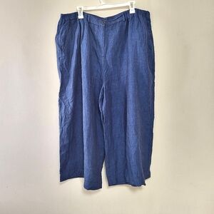 Poetry Blue Cropped Pants